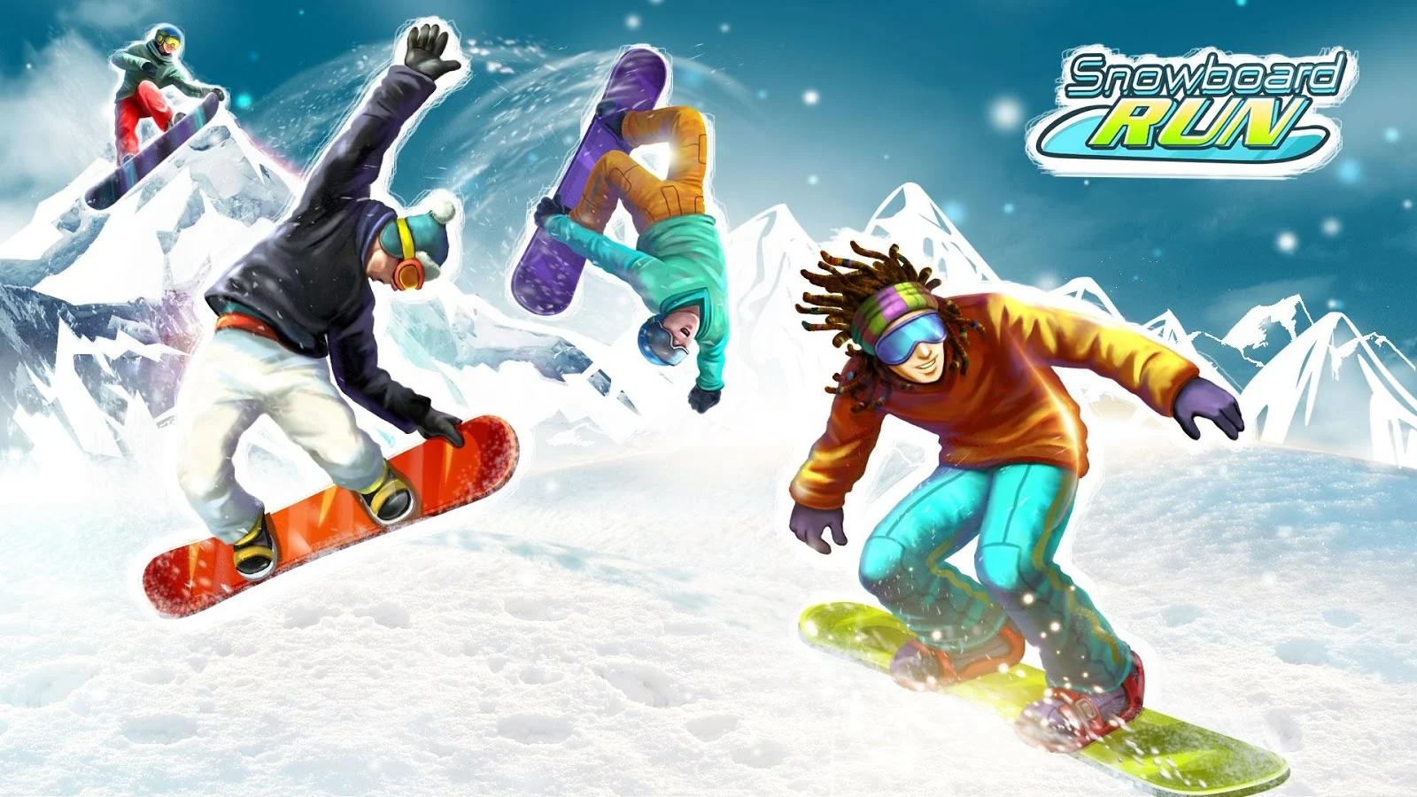 Snowboard Run V1.3 Mod APK [Desbloqueado y Dinero Ilimitado] Full para android