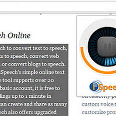 Select and Speak a Text to Speech Chrome Extension