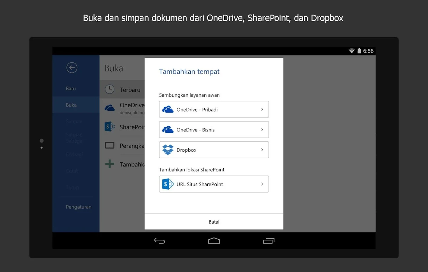 Microsoft Word, Excel, Power Point Kini Hadir untuk Tablet atau Ponsel Android