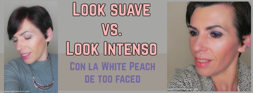 Look suave versus look intenso paleta White Peach Faced