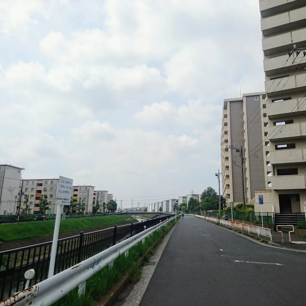 境川自転車道　いちょう団地