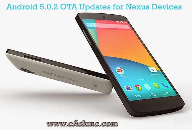 Android 5.0.2 OTA Updates for Nexus Devices : eAskme