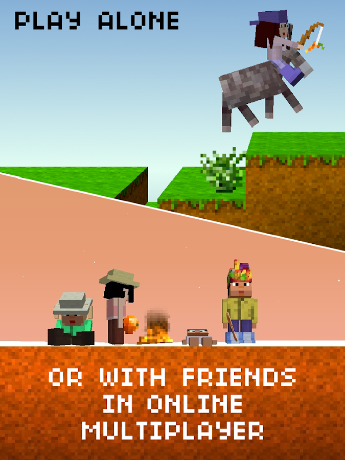 The Blockheads V1.5.0.3 APK MOD (Desbloqueado y con Cristales Ilimitados) Gratis para android