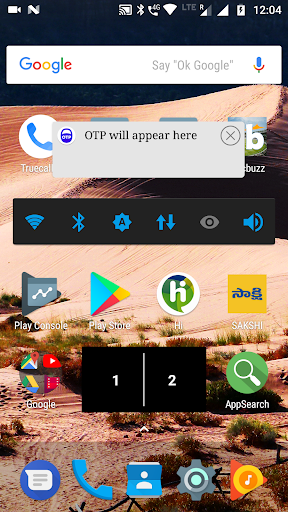 OTP Head - OTP in floating popup