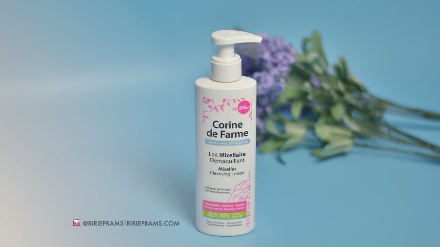 Review Corine de Farme Micellar Cleansing Lotion untuk kulit sensitif jerawat