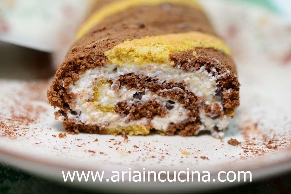 Rotolo Ricotta E Gocce Di Cioccolato