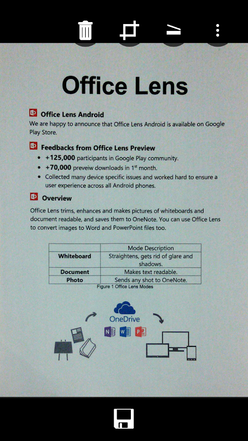 Office Lens v16.0.4201.1016 - Screenshot 4