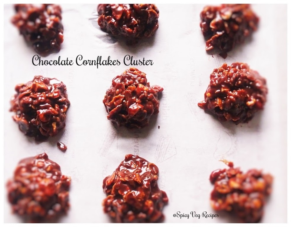 Nutty-Chocolate-Cornflakes-cluster-Recipe-veg-spicy