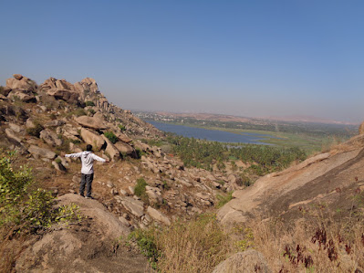 Water bodies surround Kunti betta and the view are never disappointing