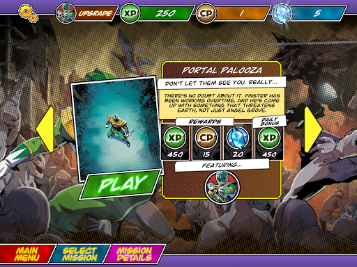 Game Power Rangers Morphin Missions Hack